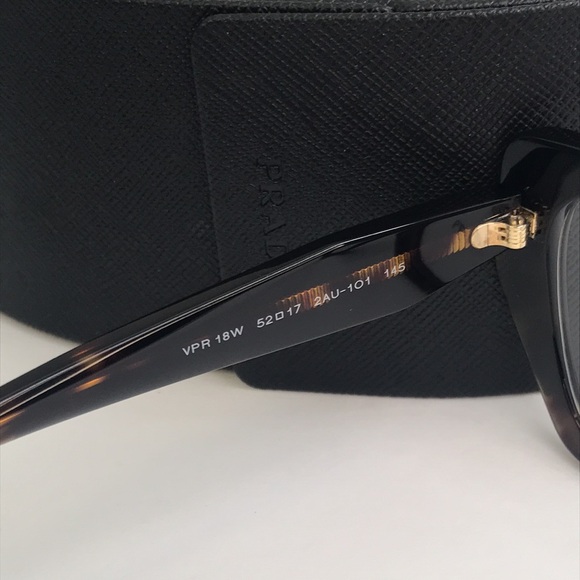 New Authentic Prada Demo Butterfly Ladies Eyeglasses PR 18WV 2AU1O1 52. - Picture 15 of 15